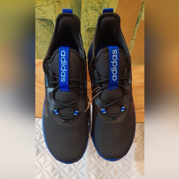 adidas Black and Blue Athletic Shoes - Picture 5 of 8